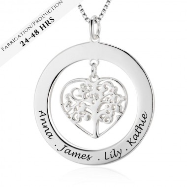 Le Collier Cercle arbre de la vie