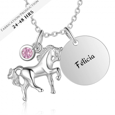 Le Collier licorne naissance