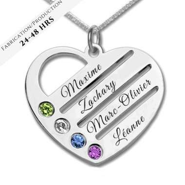 The Love Family Heart Necklace
