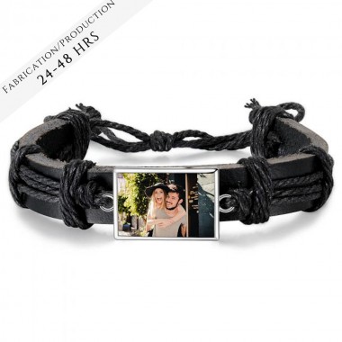 The Black Leather Bracelet Photo