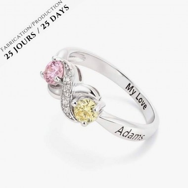 La Bague Duo Infinité Classique