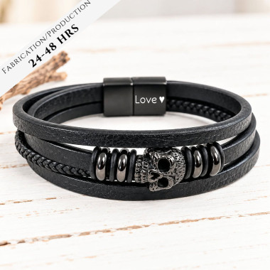 The SKULL BLACK Bracelet
