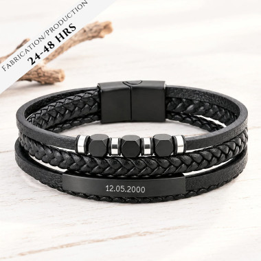 The SEBASTIAN BLACK Bracelet