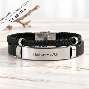 Le Bracelet Double Argent