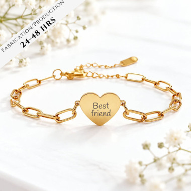LE BRACELET KORALY OR JAUNE