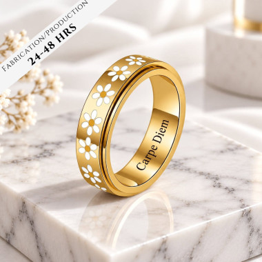 THE DAISY RING (SPINNER RING)