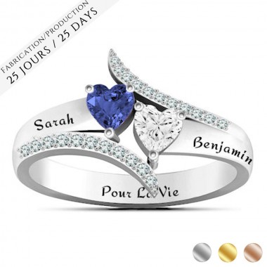 La Bague Coeurs Diamants