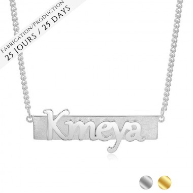 The name necklace for men Bar