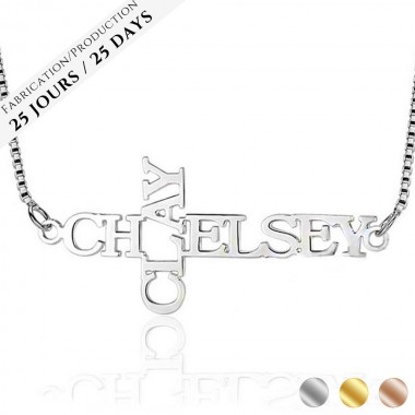 The Cross Name Necklace