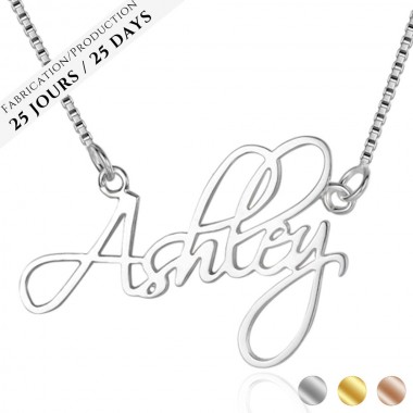 The Calligraphy Name Necklace