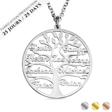 The Family Tree Name Necklace